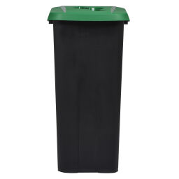 Abfallbehälter Abfall und Reinigung Kunststoff Mülltonne Scharnierdeckel mit Einsatzöffnung Inhalt (Ltr):  85.  L: 420, B: 570, H: 760 (mm). Artikelcode: 8256186