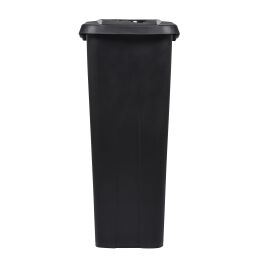 Poubelle de bureau et intérieur poubelle en plastique couvercle à charnière fente d'introduction