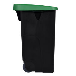 Abfallbehälter Abfall und Reinigung Kunststoff Mülltonne Scharnierdeckel mit Einsatzöffnung Inhalt (Ltr):  110.  L: 420, B: 570, H: 880 (mm). Artikelcode: 8256191