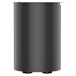 Abfalleimer für Außenbereich Abfall und Reinigung Stahl Mülltonne mit Inneneimer aus galvanisiertem Stahlblech.  L: 520, B: 520, H: 713 (mm). Artikelcode: 8256205