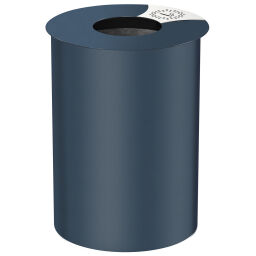 Abfalleimer für Außenbereich Abfall und Reinigung Stahl Mülltonne mit Inneneimer aus galvanisiertem Stahlblech.  L: 520, B: 520, H: 713 (mm). Artikelcode: 8256206