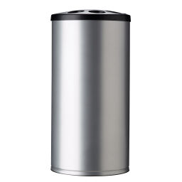 Gebrauchte Abfallbehälter Abfall und Reinigung Mülltonne aus Stahl Bechersammler Ausführung:  Bechersammler.  L: 390, B: 390, H: 780 (mm). Artikelcode: 8256211-GB