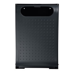 Outdoor waste bin with wall mount steel waste pin with wall fixing