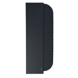 Outdoor waste bin with wall mount steel waste pin with wall fixing