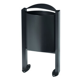 Outdoor waste bins Waste and cleaning steel waste pin on foot Version:  on foot.  L: 530, W: 270, H: 930 (mm). Article code: 8256246