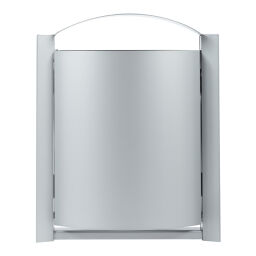 Outdoor waste bins Waste and cleaning steel waste pin with wall fixing.  L: 528, W: 272, H: 650 (mm). Article code: 8256303