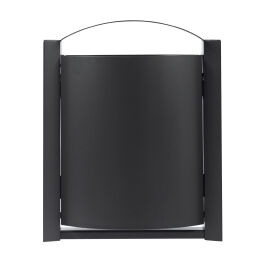 Outdoor waste bins Waste and cleaning steel waste pin with wall fixing.  L: 528, W: 272, H: 650 (mm). Article code: 8256304
