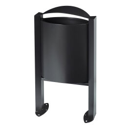 Outdoor waste bins Waste and cleaning steel waste pin on foot Version:  on foot.  L: 528, W: 272, H: 930 (mm). Article code: 8256309