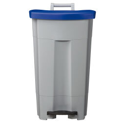 Poubelle Déchets et hygiène poubelle en plastique avec couvercle à pédale châssis Options:  corps gris.  L: 510, L: 510, H: 895 (mm). Code d’article: 8256357
