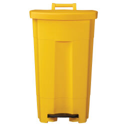 Poubelle de bureau et intérieur poubelle en plastique avec couvercle à pédale châssis