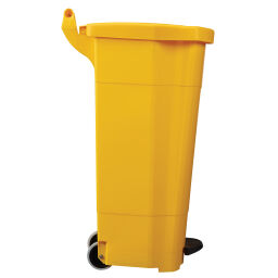 Poubelle de bureau et intérieur poubelle en plastique avec couvercle à pédale châssis