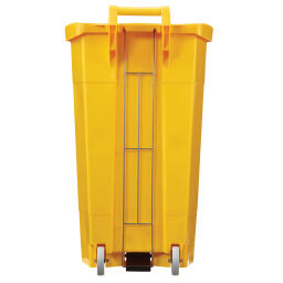 Poubelle de bureau et intérieur poubelle en plastique avec couvercle à pédale châssis