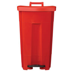 Abfallbehälter Abfall und Reinigung Kunststoff Mülltonne mit Deckel auf Ständer Option:  Korpus farbig.  L: 510, B: 510, H: 895 (mm). Artikelcode: 8256363