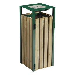 Outdoor waste bins waste and cleaning steel waste pin with ashtray