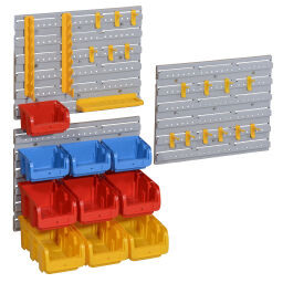 Storage bin plastic wall panel Suitable for tools and parts.  L: 370, W: 160, H: 290 (mm). Article code: 56455119