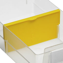 Cabinet accessories separation wall