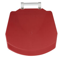 Poubelle de bureau et intérieur poubelle en plastique avec couvercle à pédale châssis
