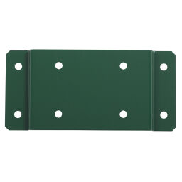 Waste sackholder waste and cleaning accessories wall mounting plate