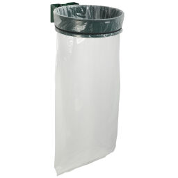 Waste and cleaning waste bag holder with wall fixing 8257115