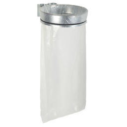 Waste and cleaning waste bag holder with wall fixing 8257118