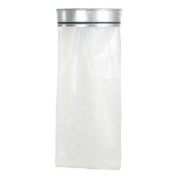 Waste sackholder Waste and cleaning waste bag holder with wall fixing Version:  with wall fixing.  L: 460, H: 110 (mm). Article code: 8257118