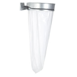 Waste sackholder waste and cleaning waste bag holder with wall fixing