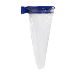 Waste sackholder Waste and cleaning waste bag holder lid with insertion opening Version:  lid with insertion opening.  L: 470, H: 120 (mm). Article code: 8257517