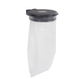 Waste sackholder Waste and cleaning waste bag holder lid with insertion opening Version:  lid with insertion opening.  L: 470, H: 120 (mm). Article code: 8257519