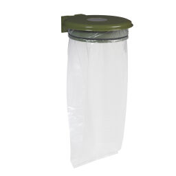 Waste sackholder Waste and cleaning waste bag holder lid with insertion opening Version:  lid with insertion opening.  L: 470, H: 120 (mm). Article code: 8257520