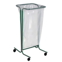 Support sac poubelle poubelles et produits de nettoyage collecteur de déchets en roues
