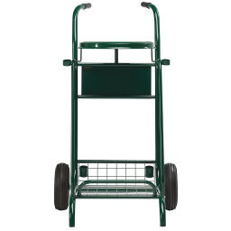 Cleaning trolleys Waste and cleaning broom wagon with 2 pneumatic tyres.  L: 670, W: 670, H: 1170 (mm). Article code: 8257631