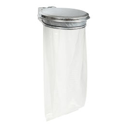 Waste sackholder Waste and cleaning waste bag holder with lid Version:  with lid.  L: 470, H: 120 (mm). Article code: 8257798