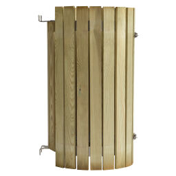 Outdoor waste bins Waste and cleaning accessories surround.  L: 470, W: 470, H: 800 (mm). Article code: 8257800