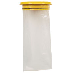 Waste sackholder waste and cleaning waste bag holder with lid