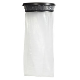 Waste sackholder Waste and cleaning waste bag holder with lid Version:  with lid.  L: 470, H: 120 (mm). Article code: 8257806