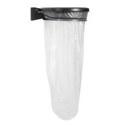 Waste sackholder Waste and cleaning waste bag holder with lid Version:  with lid.  L: 470, H: 120 (mm). Article code: 8257806