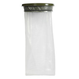 Waste sackholder waste bag holder with lid