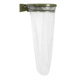 Waste sackholder waste bag holder with lid