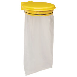 Waste sackholder waste and cleaning waste bag holder with lid