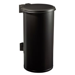 Outdoor waste bins Waste and cleaning steel waste pin with wall fixing.  L: 470, W: 420, H: 770 (mm). Article code: 8258146