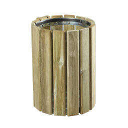 Outdoor waste bins Waste and cleaning steel waste pin with wall fixing Article arrangement:  New.  L: 320, W: 320, H: 450 (mm). Article code: 8258150