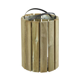 Outdoor waste bins Waste and cleaning steel waste pin with wall fixing Article arrangement:  New.  L: 320, W: 320, H: 450 (mm). Article code: 8258150