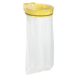 Waste sackholder waste and cleaning waste bag holder with wall fixing