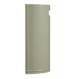 Outdoor waste bin with wall mount steel waste pin with wall fixing