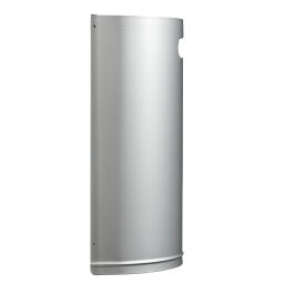 Outdoor waste bins Waste and cleaning steel waste pin with wall fixing Volume (ltr):  20.  L: 350, W: 190, H: 495 (mm). Article code: 8258398