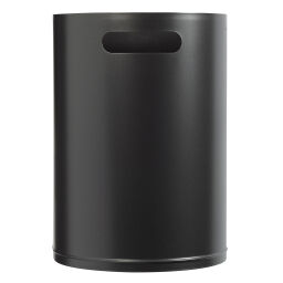 Outdoor waste bins Waste and cleaning steel waste pin with wall fixing Volume (ltr):  20.  L: 350, W: 190, H: 495 (mm). Article code: 8258399