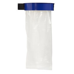 Waste sackholder waste bag holder with 2 compartments and wall fixing