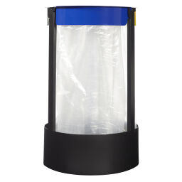 Waste sackholder waste bag holder with 3 compartments on foot