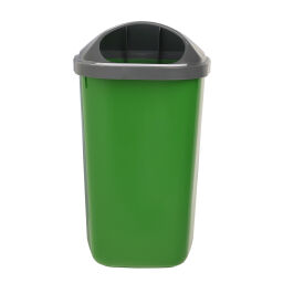 Outdoor waste bins Waste and cleaning plastic waste bin lid with insertion opening Article arrangement:  New.  L: 430, W: 340, H: 780 (mm). Article code: 8259861