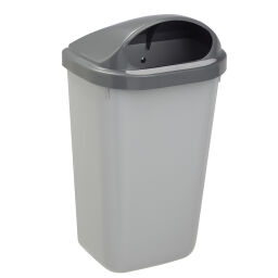 Abfalleimer für Außenbereich Abfall und Reinigung Kunststoff Mülltonne Deckel mit Einsatzöffnung Artikelzustand:  Neu.  L: 430, B: 340, H: 780 (mm). Artikelcode: 8259868